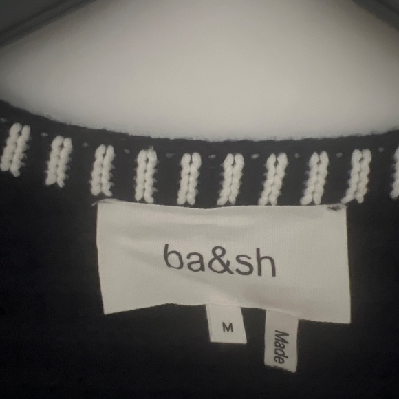 BA&SH Cardigan Gustave Marine In Blue - Picture 5 of 6